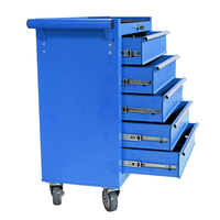 Armoire à outils roulante robuste à 5 tiroirs, coffre à outils en acier verrouillable pour garage et atelier, personnalisable OEM