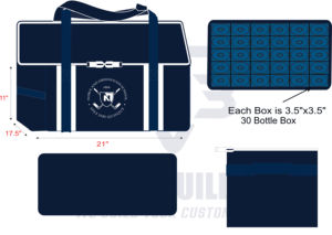 Bolsa de Aseo para Ducha con Logotipo Personalizado, Precio de Fábrica, Mejor Calidad, Bolsas de Almacenamiento de Calidad para Baño, para Guardar Equipo de Hockey - Product Image 4