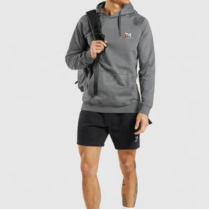 Pakistan Manufacture Men's <b>Gym</b> Fitness <b>Hoodies</b> Solid Color Custom Printed Logo 100% Cotton Winter Season - Product Image 4