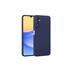 Coque en silicone premium bleu marine JoieCreatif Premier pour Samsung Galaxy A15 A53 A03S A33, protection arrière - Product Image 1