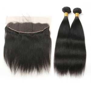 Haute densité pleine cuticule alignée luxe brut simple dessiné main attaché unisexe Remy Extensions de cheveux sans perte pour les cheveux Halo - Product Image 2