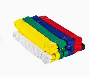 Couleur unie Logo personnalisé 100% coton 220g léger adulte uniforme broderie BJJ ceintures pour les MS-BB-04 d'entraînement d'arts martiaux - Product Image 4