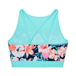 Top Bikini Floreale ID Ideology per Ragazze Grandi, Modello Bandeau Traspirante, Disponibile in Versione 1 Pezzo o 2-3 Pezzi, 2 Pezzi XL - Product Image 2