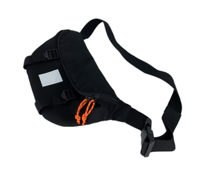 Gran oferta, riñonera negra de alta calidad a la moda duradera para hombre, riñonera con logotipo personalizado, venta al por mayor, hecha en Vietnam - Product Image 1