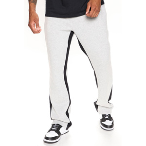 Pantalones de chándal acampanados para hombre, personalizados, de pierna ancha, holgados, de cintura media, de pierna recta, de algodón, con cordón, de peso medio, sueltos, informales, transpirables - Product Image 1