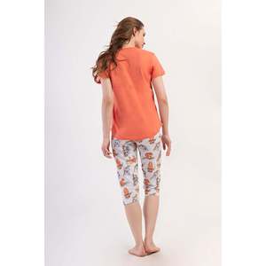 Ensemble de vêtements pour femmes P.SUPREM O YAKA KISA KOL ETEGI OVAL KAPRI - KAVUNICI - KAVUNICI - Product Image 4
