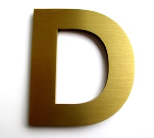Antique Selling Customized Brass Letters Learning Set Alphabet and Number Foam Brass Letters Home Decor Gift Items - Product Image 3