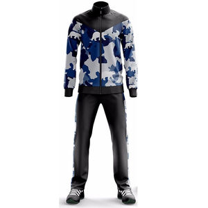 Survêtement d'hiver personnalisé pour homme, 100% coton, ensemble de jogging zippé, vêtements de sport de haute qualité - Product Image 2