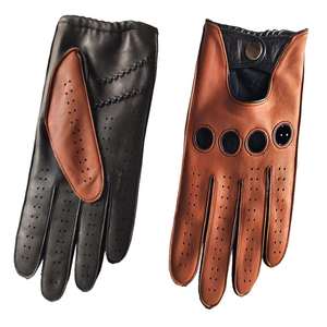 Gants de conduite en cuir de haute qualité avec impression de logo personnalisé pour hommes pour l'hiver Protection UV Dernier design Sports Cycling Wholesale - Product Image 2