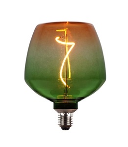 Lampada a Filamento LED Decorativa Verde Arancione S123 E27 4W 1800K 208Lm (F-Bright 2601270-V) - Product Image 1