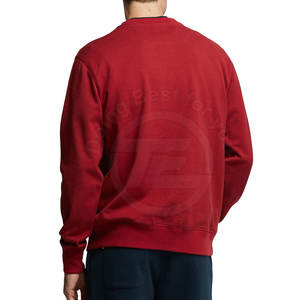 Sweat-shirt en molleton d'hiver pour hommes de haute qualité motif solide sur mesure avec impression de conception spéciale teint en gros Offre Spéciale - Product Image 6