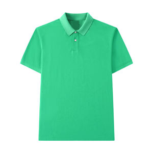 เสื้อโปโลสำหรับผู้ชายเสื้อโปโลผ้าฝ้ายปักโลโก้ได้ตามต้องการยี่ห้อ - Product Image 4