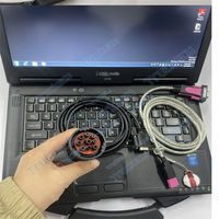 Ordinateur portable Toughbook CF53 pour kit de diagnostic LIEBHERR, logiciel Liebherr SCULI 2.14, clé USB, outil de diagnostic pour excavatrice et grue.