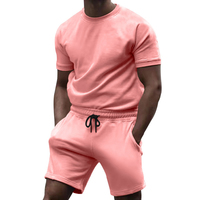Conjunto de Traje de Verano para Hombre, Personalizable con Logotipo, Transpirable, Informal, de Algodón, Colores Personalizados, Camiseta y Pantalones Cortos para Exteriores, Diseño 3D, Impresión Digital