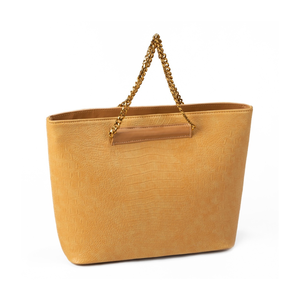 Femmes dame affaires mode chaîne sac broderie décoration étanche cuir synthétique fermeture éclair Portable caractéristiques - Product Image 2