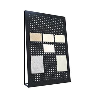 Customized Heavy Duty Metal Tile <b>Display</b> <b>Rack</b> with Easy Assembly for Flooring Showroom - Product Image 3