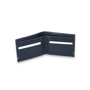 Portefeuille en cuir véritable de haute qualité pour hommes, porte-cartes court élégant avec logo personnalisé, design en gros de qualité supérieure, quantité minimale de commande bas - Product Image 3