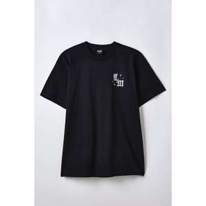 เสื้อยืดสีดำทรงพอดีตัวสำหรับผู้ชายเสื้อยืดผ้าฝ้ายสไตล์อเมริกันแขนสั้นแบบครึ่งแขนเสื้อ - Product Image 3