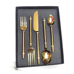 Ensemble de couverts de cuisine Offre Spéciale pour le bureau, la maison et le restaurant ensemble de couverts de dîner de 4 avec Meena imprimé pour la vente en gros - Product Image 4