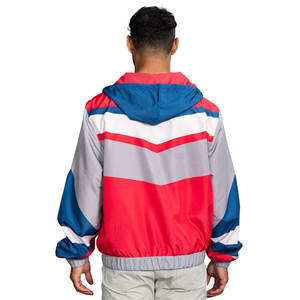 Chaqueta para correr de invierno con logotipo personalizado para hombre, abrigo de tela de lona para deportes al aire libre, impermeable con letras - Product Image 3