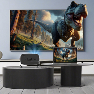 Proyector Android 4K HT12Pro Premium al por Mayor, LCD Portátil para Cine en Casa, Soporte Ajustable con Rotación de 180 Grados - Product Image 4