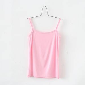 Camiseta sin mangas para mujer, camisolas informales de verano, camiseta para mujer, chaleco recortado con tirantes finos, moda femenina, algodón sintético - Product Image 2