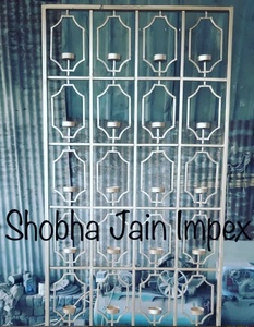 Stylish Shobha Jain Impex Fiber Reinforced Plastic <b>Frame</b> Candle Wall for <b>Weddings</b> and Events - Product Image 4