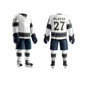 Uniforme de hockey sobre hielo para hombres de la mejor venta, calidad premium con diseño personalizado y nombre del equipo, precio al por mayor impreso OEM - Product Image 1