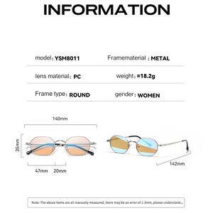 Gafas de Sol con <span class=keywords><strong>Lentes</strong></span> Polarizadas UV400 Anti-Reflejantes Sunray, Montura Metálica de Aro Completo, Película Protectora de Color de Alta Gama, Unisex - Product Image 4