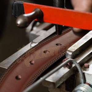 Cinturones de Cuero Genuino para Hombre de Alta Calidad ZARYOUN IMPEX, Correas Duraderas, Hebilla de Aleación con Logotipo Personalizado, Moda Casual - Product Image 5