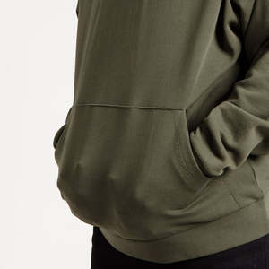 เสื้อฮู้ดแบบสวมหัวมีฮู้ดเนื้อนุ่มและระบายอากาศได้ดีสำหรับชุดลำลองใส่สบายมีให้เลือกหลายขนาด100% เสื้อฮู้ดผ้าฝ้ายสำหรับผู้ชาย - Product Image 5