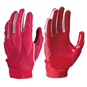 Gants de football américain du fabricant professionnel Matériaux durables Conception unique Étiquette personnalisée de haute qualité Anti-Cut Best - Product Image 5