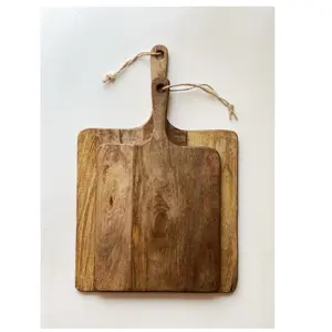 Wholesale Wood serving tray Supplier Kitchen Vegetable Cutting Acacia Serving Boards Wood With 3 different size