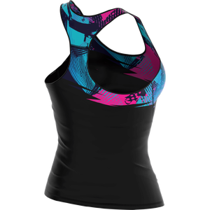 Débardeur d'été ajusté pour femme, personnalisable en gros, en coton pur et élasthanne, vierge, réglable, confortable, pour sublimation - Product Image 3