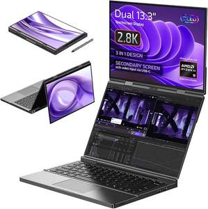 Portátil de Pantalla Doble GP D DUO de 13 Pulgadas, AMD A9, 32 GB de RAM, SSD de 2 TB, Lápiz Óptico Táctil de 10 Puntos, 4096 AI PC, Windows 11 Home - Product Image 1