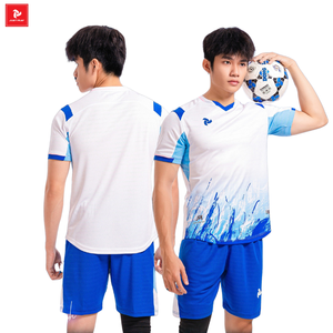 เสื้อฟุตบอลผ้าสำหรับเยาวชนและผู้ใหญ่เสื้อฟุตบอลดีไซน์หรูหรา - Product Image 3