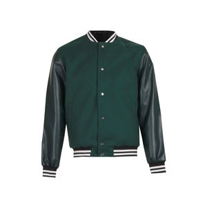 Nueva Chaqueta Varsity de Invierno para Hombre, Marca Privada, Logotipo Personalizado, Secado Rápido, Talla Grande, 100% Cuero de Alta Calidad, Impermeable y Ecológica - Product Image 2