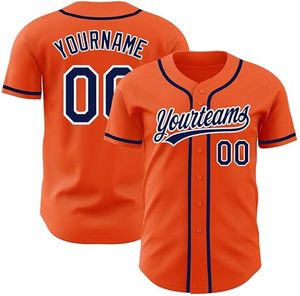 Fait sur mesure votre propre conception Sublimation impression cousu Logo équipes joueur Baseball Jersey - Product Image 5