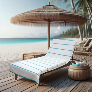 Proveedor directo de fábrica Precio al por mayor Toalla de playa y piscina multicolores por encargo Keep Pooling Snap Toalla de playa - Product Image 6