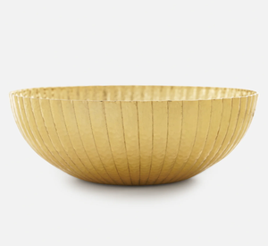 Cuenco de diseño martillado acanalado de latón para cocina Hotel Evento de boda - Product Image 3