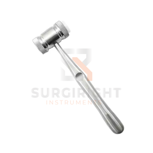 CE certificado 7,5 \ "Cabeza de mazo ortopédico SurgiRight instrumento quirúrgico 8oz 2 fuente de electricidad de acero inoxidable reemplazable - Product Image 3