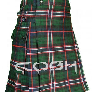 COSH KILTS Kilt à tartan national écossais vente en gros de la meilleure qualité de laine acrylique pour hommes Fournisseur de kilt à tartan écossais du Pakistan - Product Image 2