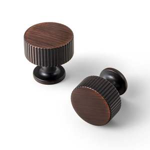 Poignée de porte ronde en métal, finition dorée antique, pour porte et fenêtre, usage domestique, hôtel, porte de portail, poignée de porte - Product Image 4