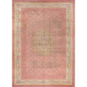 Tapis en laine noué à la main Aalam, motif médaillon rouge-orange, kilim abstrait fait main pour la maison, 9x12 rectangulaire, idéal pour adolescents, entrée et couloir - Product Image 1