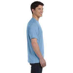 Camisetas Suaves de Cuello en V para Hombre, Camisetas de Manga Corta, Camisetas Deportivas Informales de Algodón con Cuello Redondo - Product Image 6