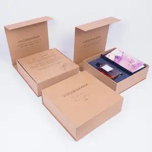 Kotak kemasan kotak keras parfum kosmetik hadiah daur ulang ramah lingkungan kustom