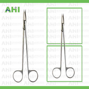Ciseaux à tonsilles Scott Stevenson de haute qualité, certifiés CE, classe II, pour usage scolaire, 216 mm, instrument chirurgical en acier inoxydable - Product Image 4