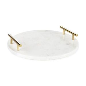 Plateau en marbre esthétique pour les amateurs de décoration minimaliste à la recherche de solutions de rangement fonctionnelles et luxueuses - Product Image 3