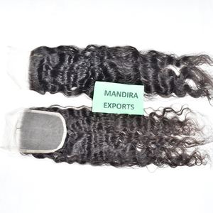 Cabello crudo Precio de fábrica al por mayor Natural HD Encaje suizo Paquetes ondulados Cabello Sin procesar Cutícula alineada Cabello humano indio virgen - Product Image 4