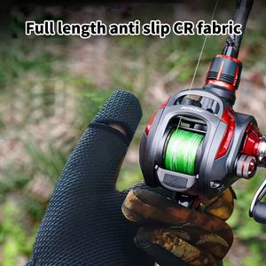 Guantes de Pesca Personalizables con Puño Reforzado Antideslizante de Tela CR de Cuero Resistente al Desgaste, Guantes Deportivos para Exteriores Resistentes a los Arañazos - Product Image 4